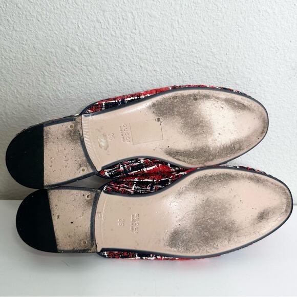 Gucci Princetown Tweed Mules Size 36 - Picture 7 of 7